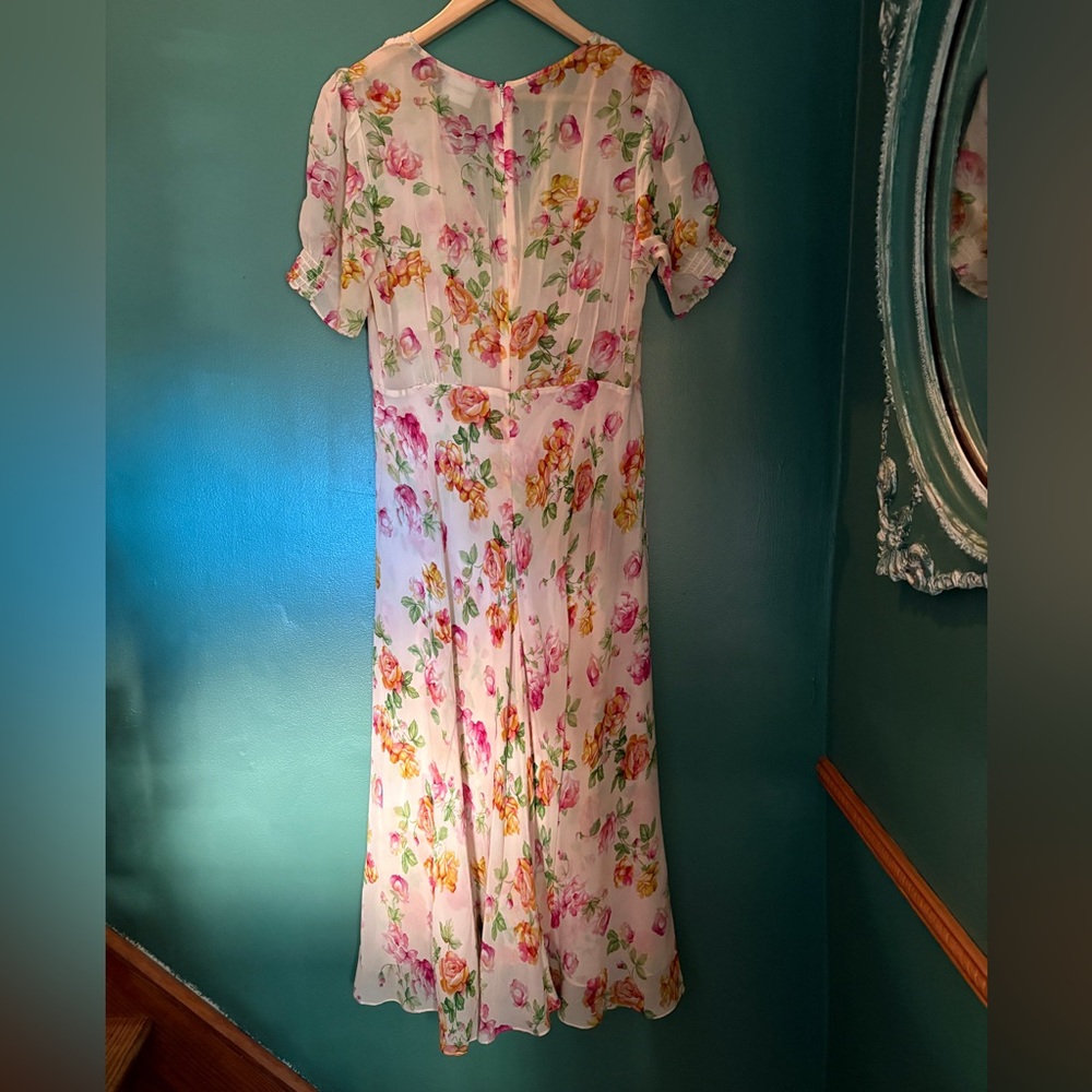The Kooples Floral Long Loose Dress - Picture 2 of 4